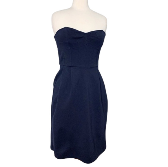 𝅺dvf strapless ponte jersey dress - Picture 1 of 11